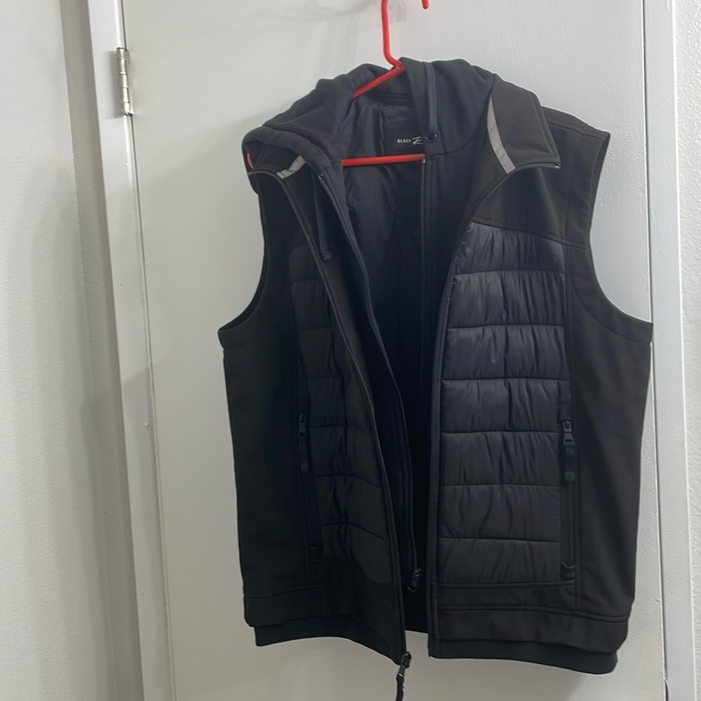 Black Rivet Polyester Jacket - Picture 4 of 8